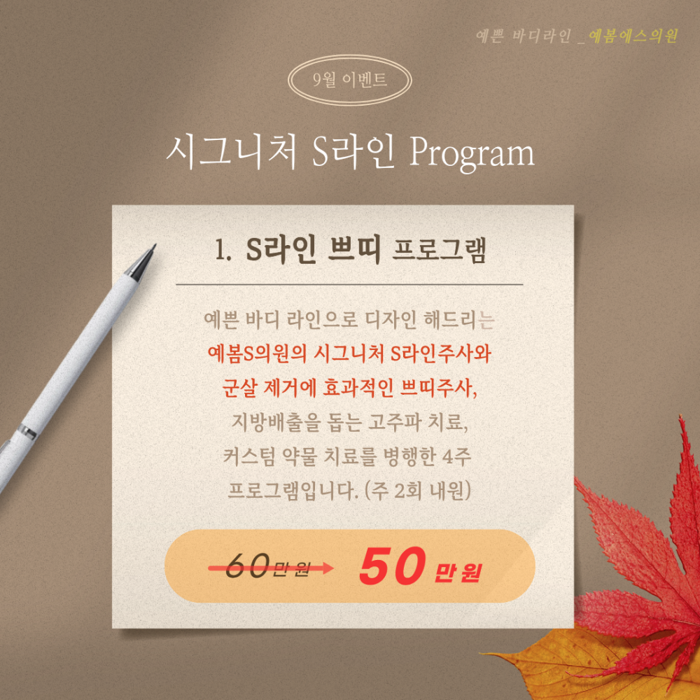 S라인 쁘띠 패키지